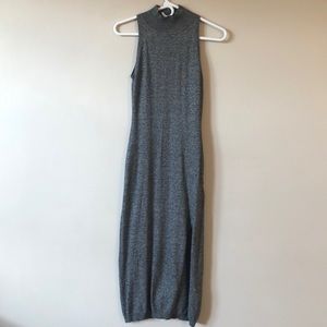 Revolve Mock Neck Sweater Dress in gray size small